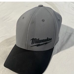 Flexfit Black Baseball Cap with Raised Logo Sticker